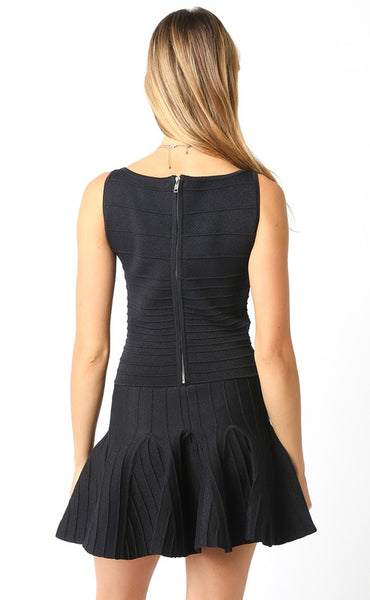 Heather Mini Dress - Black