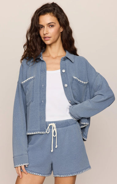 Hunter Whipstitch Short - Denim