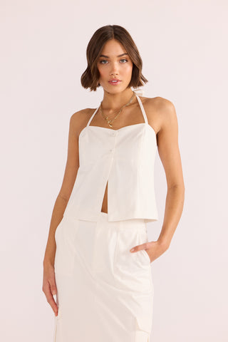 Imogen Bustier Top - White