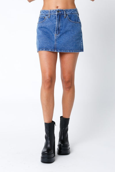 Jamie Denim Skirt - Denim