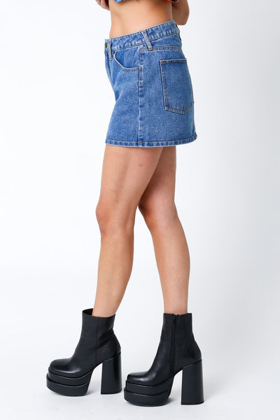 Jamie Denim Skirt - Denim