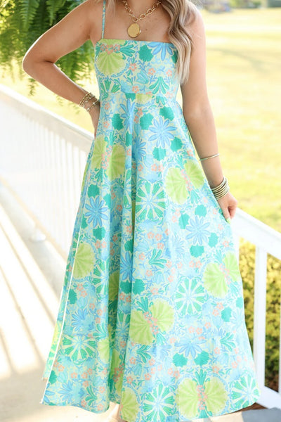 Jenna Floral Maxi Dress - Multi