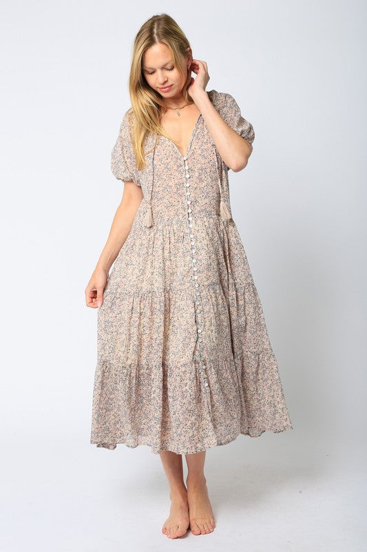 Joanie Floral Midi Dress