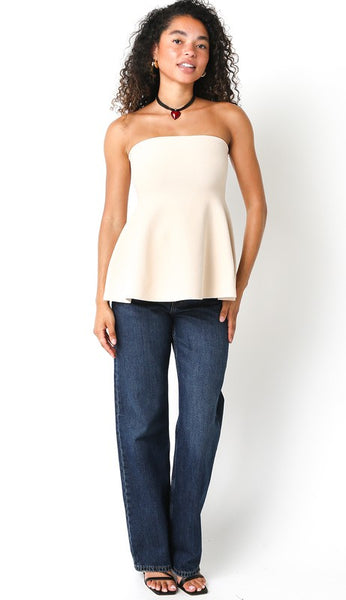 Judy Sweater Top - Ecru