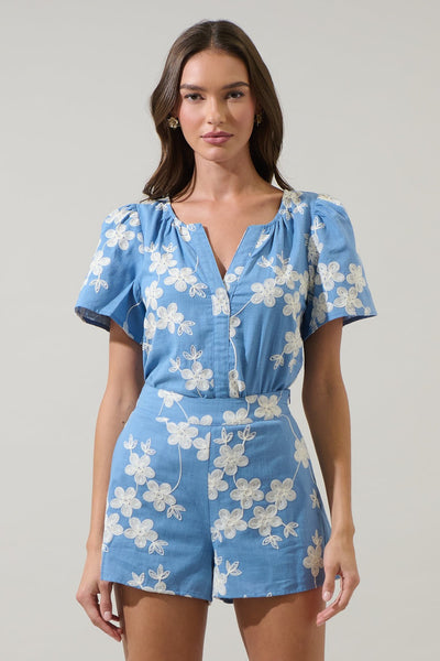 Karen Top - Blue
