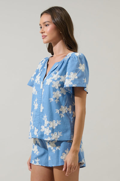 Karen Top - Blue