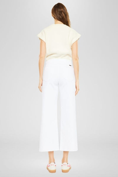 Kasey Hr Crop Wide Leg - White