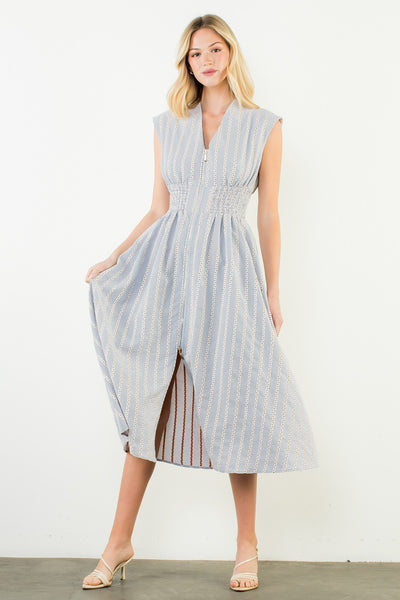 Kimber Midi Dress - Blue