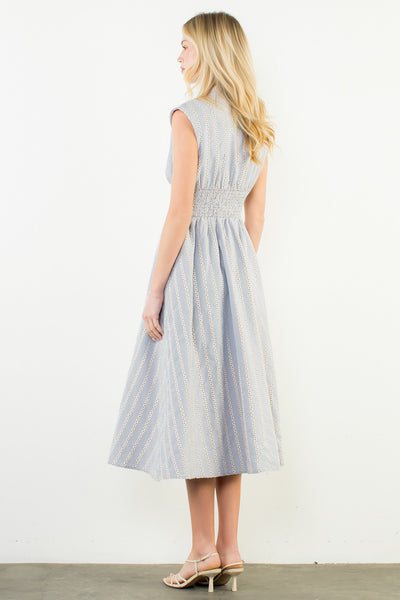 Kimber Midi Dress - Blue