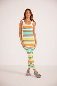 Kosa Striped Knit Midi - Multi