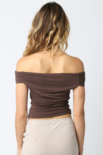 Leslie Top - Brown