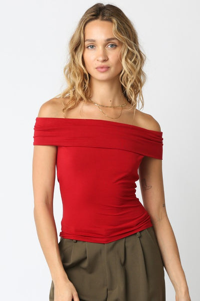 Leslie Top - Red