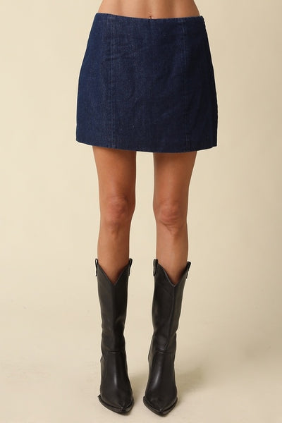 Lily Denim Skirt - Denim