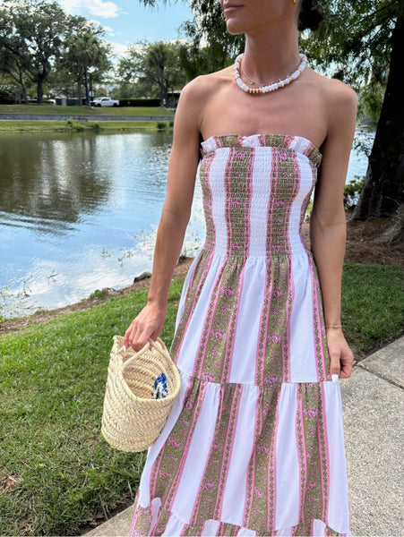 Lindsey Striped Maxi - Multi