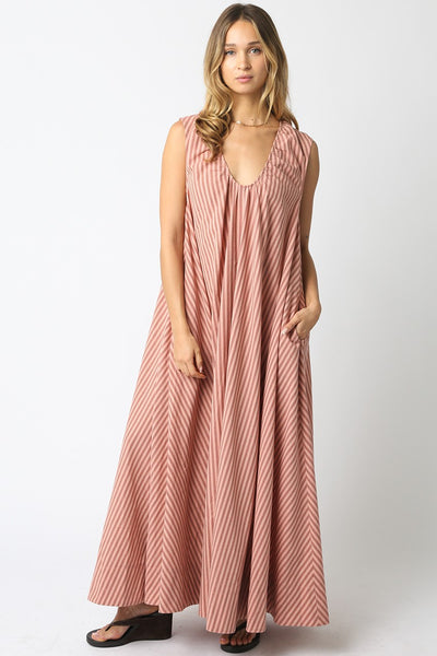 Linnea Maxi Dress - Peach