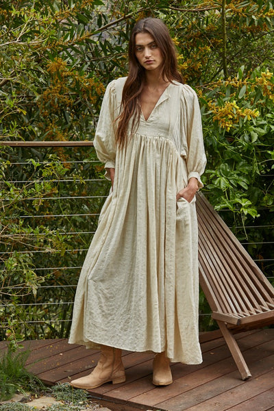 Liz Midi Dress - Ivory