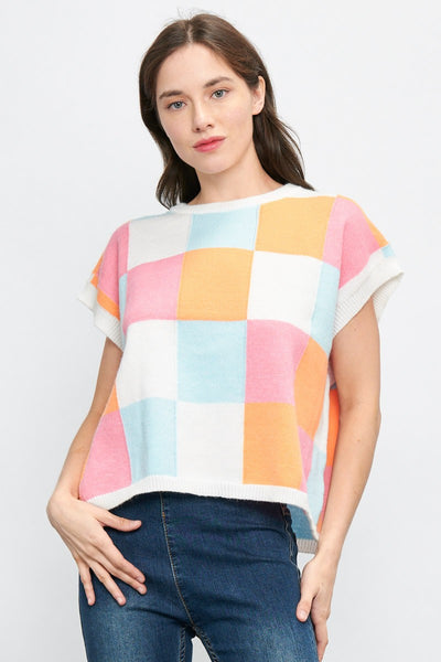 Lora Color Block Sweater - Multi