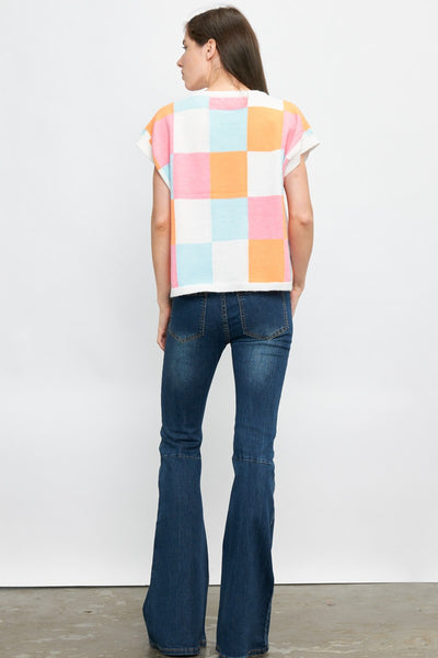 Lora Color Block Sweater - Multi