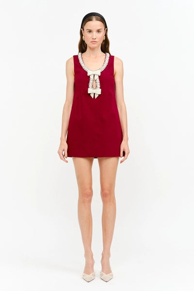 Macie Dress - Wine