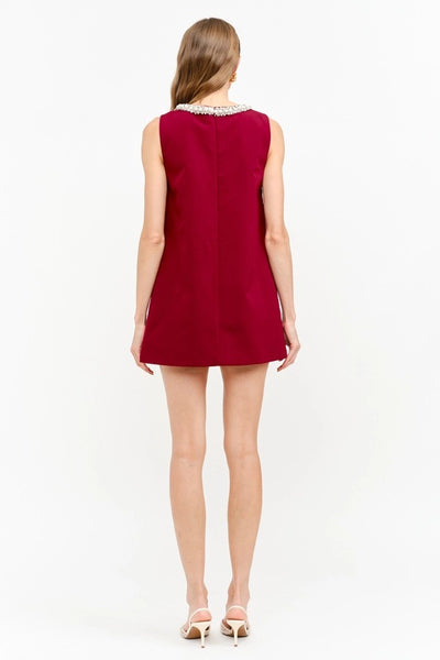 Macie Dress - Wine