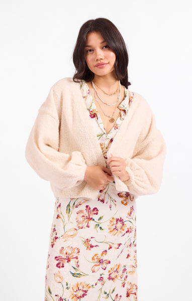 Marley Dolman Slv Sweater Card - Ivory