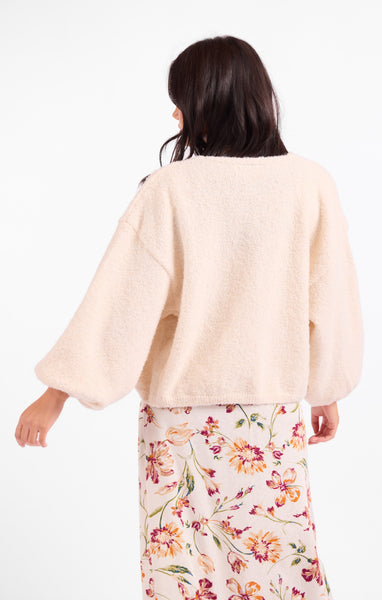 Marley Dolman Slv Sweater Card - Ivory