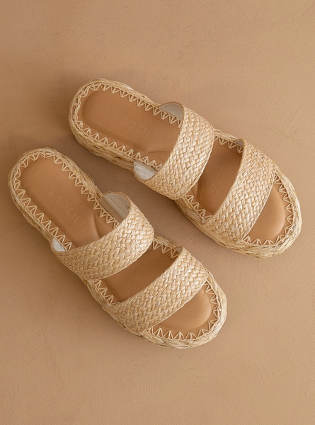Marley Platform Slides - Natural