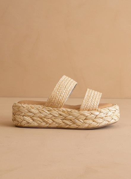 Marley Platform Slides - Natural