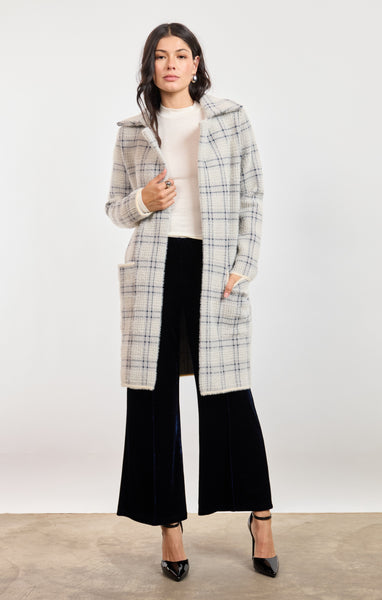 Marlo Plaid Coat - Multi