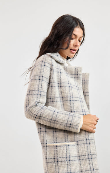 Marlo Plaid Coat - Multi