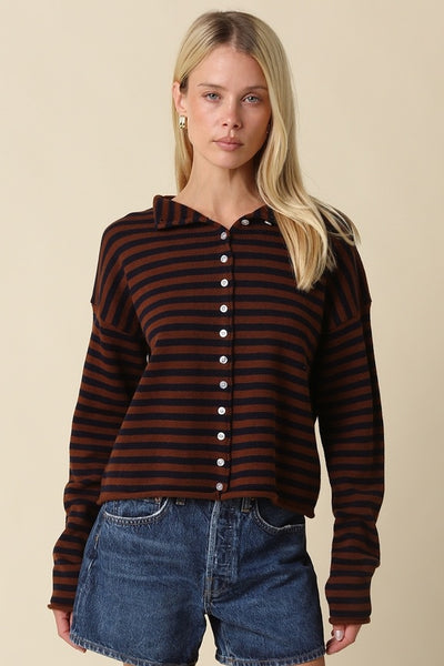 Mildred Cardigan - Navy