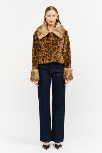 Mildred Jacket - Leopard Print