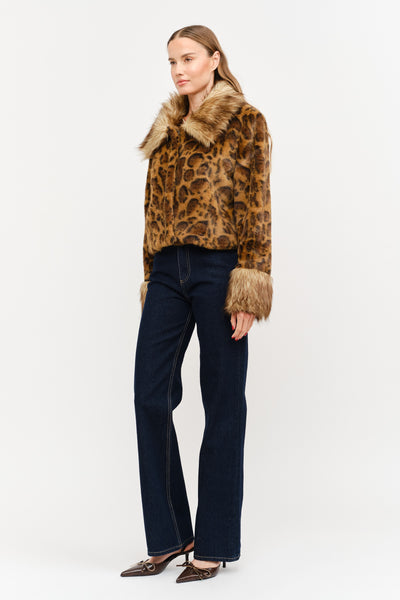 Mildred Jacket - Leopard Print