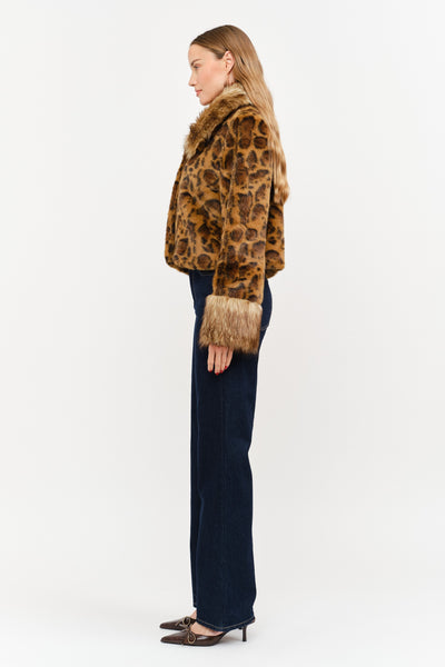 Mildred Jacket - Leopard Print