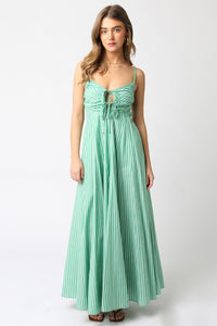 Mish Stripe Dress - Green