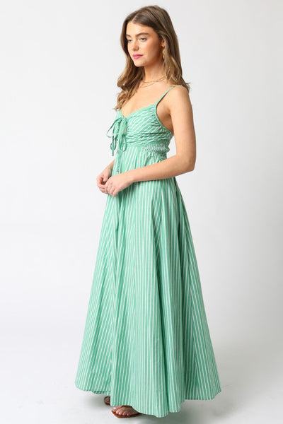 Mish Stripe Dress - Green
