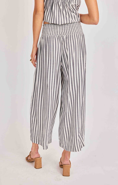 Nomad Stripe Pants - Black and White