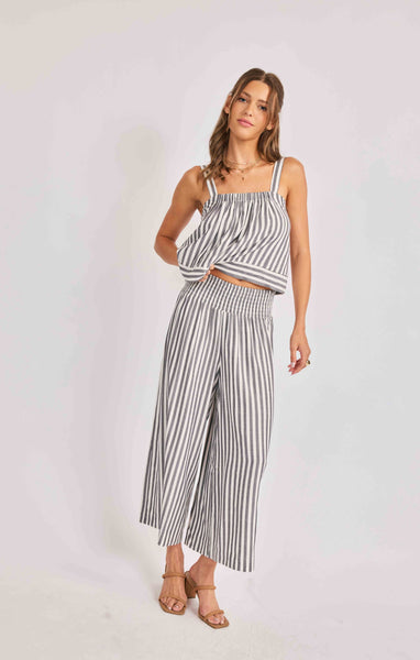 Nomad Stripe Tank - Black and White