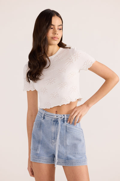 Oliver Denim Panel Short - Denim