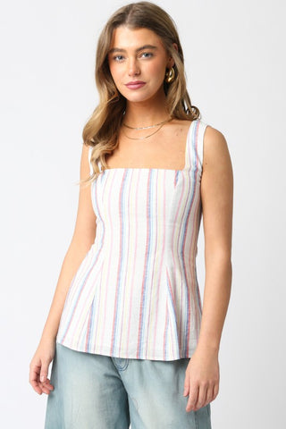 Ollie Stripe Top - Multi