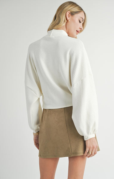 On A Stroll Dolman Sleeve Top - Ivory