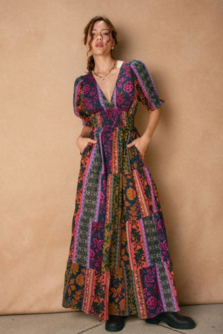 On The Road Maxi Dress - Multi