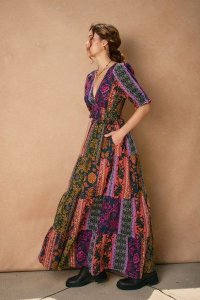 On The Road Maxi Dress - Multi