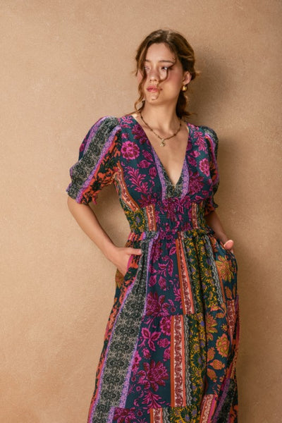On The Road Maxi Dress - Multi