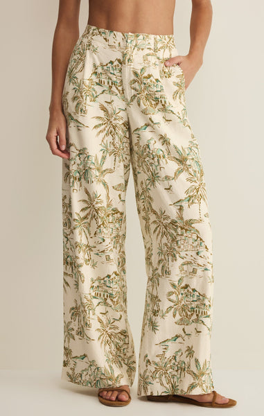 Overlook Tiki Tide Linen Pants - Multi
