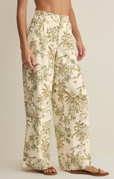Overlook Tiki Tide Linen Pants - Multi