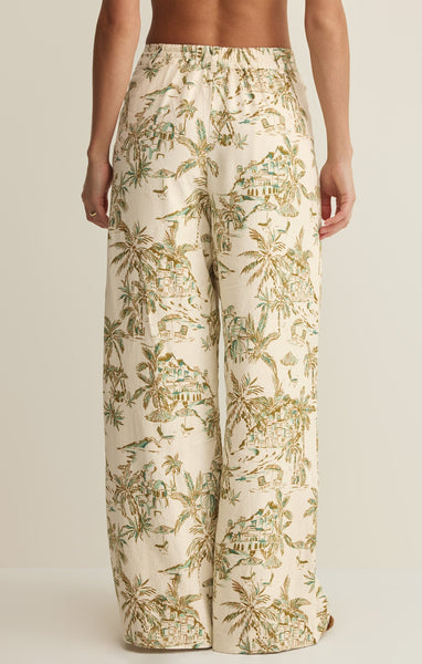 Overlook Tiki Tide Linen Pants - Multi