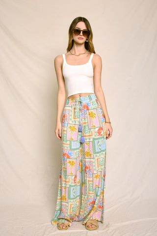 Pastel Paradise Wide Legs - Multi