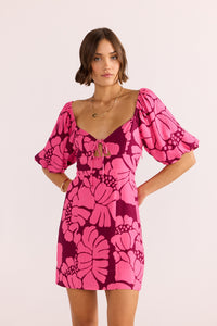 Persephone Mini Dress - Berry