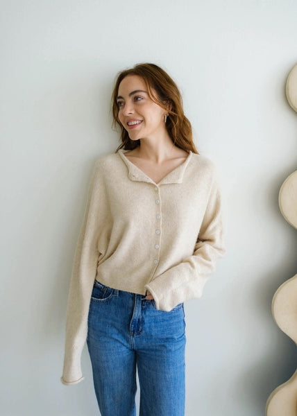 Piper Cardigan - Natural